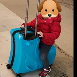 NORICCO 子供が乗れるキッズキャリーケース