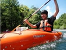 【福島・裏磐梯】3歳から参加OK！しぶきを浴びて楽しもう！小野川湖スプラッシュカヌー