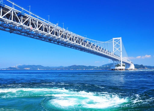 徳島 鳴門大橋 大鳴門橋遊歩道 渦の道＆大鳴門橋架橋記念館EDDY 入場Eチケット