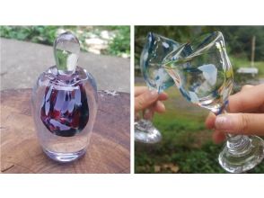 【山梨・大月市】吹きガラス体験～特別講座！ワイングラス・香水瓶制作♪手ぶらで参加OK！