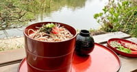 [新旅.jp] 島根県松江市・松江城のお堀端にあるテラス席でお茶と食事を楽しめるお茶屋さん！