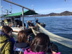 【愛媛・今治・しまなみ海道】 船で行く宮窪の漁師体験（ゴチ網視察）！10knot宮窪真鯛ツアー（5名迄定額）