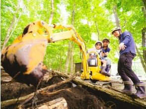 【栃木・那須】パワーショベル30分体験！子どもOK！本物のはたらく車に乗ろう！