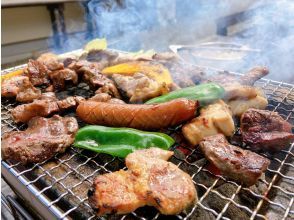 大分・別府温泉【おとな肉肉BBQ】火おこしゴミ持帰りなし！食後は足湯で一息。【カップル・ファミリー・女性におすすめ】