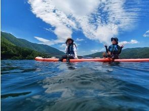 【長野・森の湖SUP】初心者講習付きサップレンタル！木崎湖で気軽にクルージング