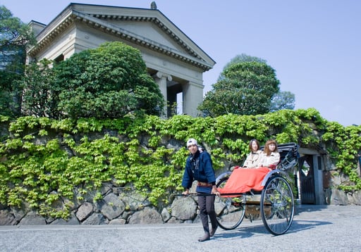 岡山倉敷 人力車のえびす屋 柳並木や町屋を巡るツアー予約