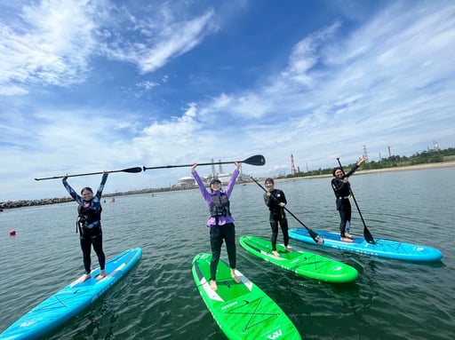 【宮城・七ヶ浜】湊浜ビーチ SUP 体験 予約