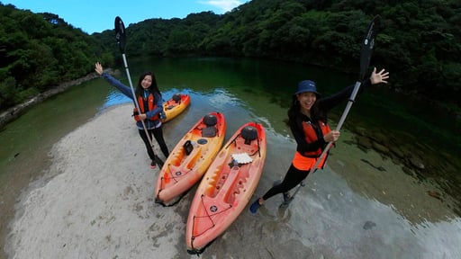 鹿児島 屋久島 リバーカヤック半日コース＜午前・午後／送迎＞