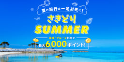 夏の旅行で使える最大5万円海外ツアークーポンを配布中！のイメージ画像